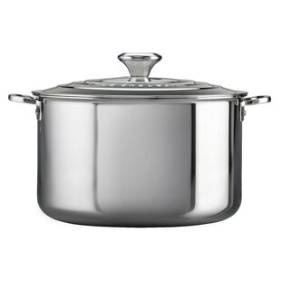  Le Creuset Tri-Ply Stainless Steel 7 Quart Stockpot, Medium:  Home & Kitchen