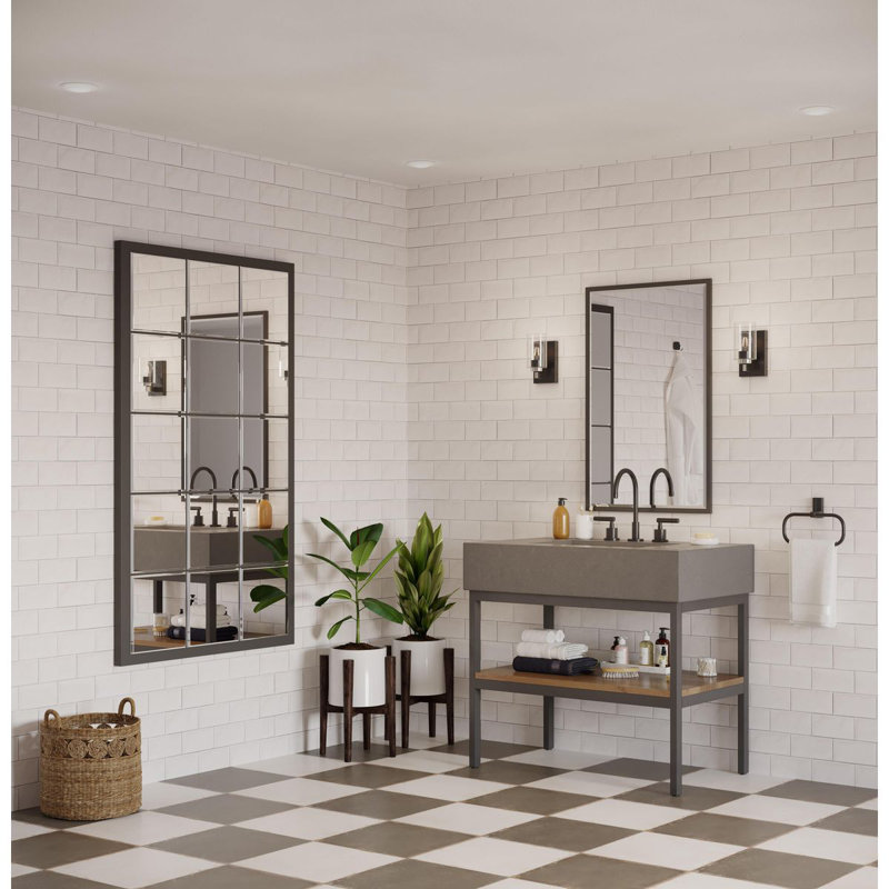 Éclairage pour meuble-lavabo moderne 1 lumière, Blanc
