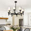Chandelier with Glass Accents-998299062-998299057-998299059