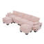 Canapé modulaire modulaire, canapé à assise profonde, canapé en velours côtelé, meubles rembourrés confortables pour le salon, appartement, studio, bureau, ayant plusieurs combinaisons-1603160143