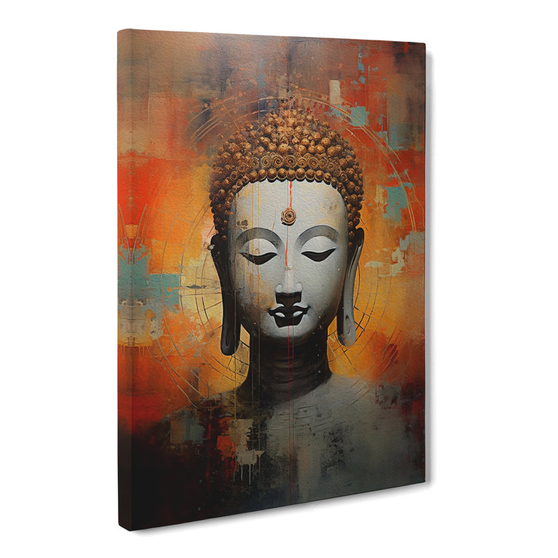 Buddha Contemporary No.2 - Wrapped Canvas, 60cm H x 40cm W x 3cm D