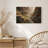 Sunlit Canyon Stream Reflection Canvas Wall Art-677067818