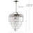 Kingsdown 2-Light Unique / Statement Tiered Chandelier-27089596