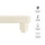 Banc ovale en tissu 52 po Mossi-1412025153