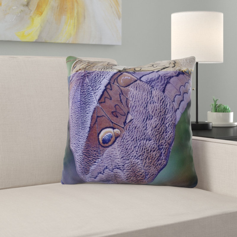 Coussin décoratif papillon