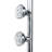 Lanai 8-in Rain Showerhead Shower System with 3-Body Jets Pivoting Shower Arm and Multi-function Handshower 1.8 GPM-2003179808