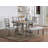 60.4" W Rustic Dining Table, Gray