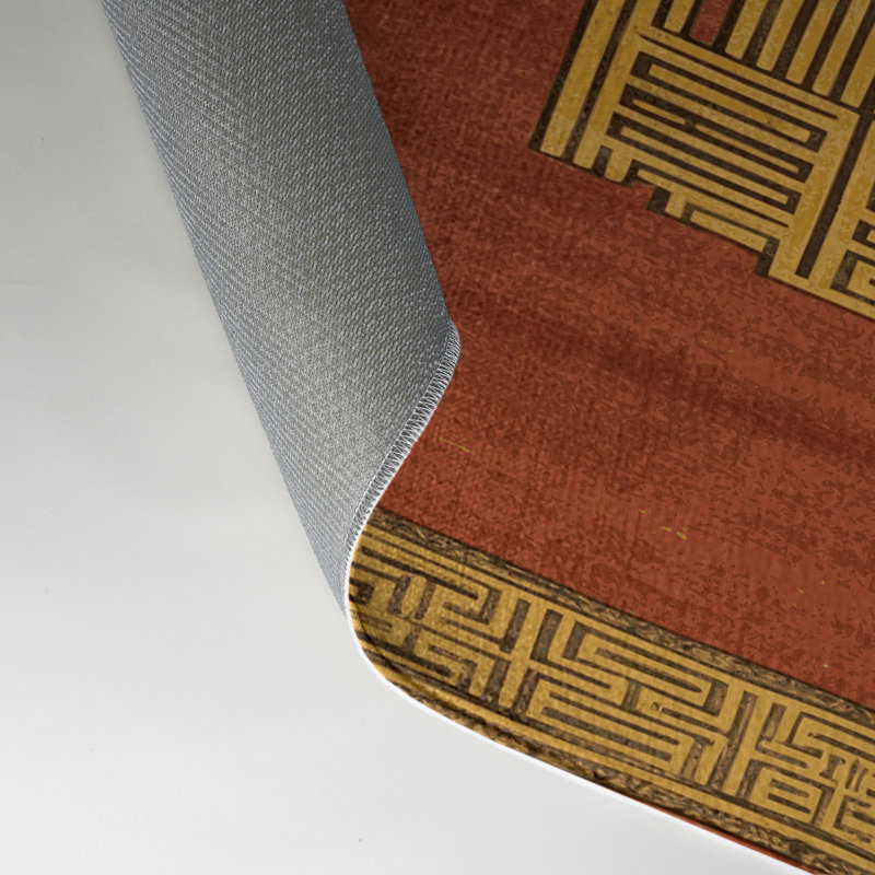 Tapis intérieur et extérieur ArtDeco, Rectangle 9 pi x 12 pi