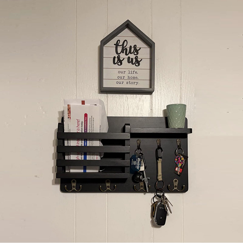 Trieur de courrier pour porte-courrier mural