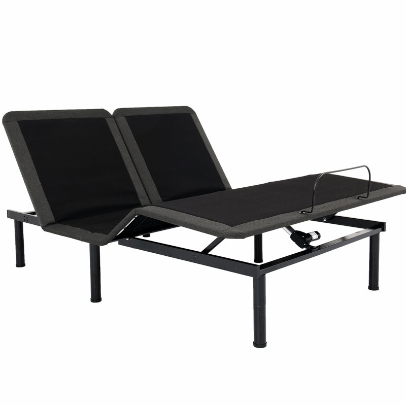Grand matelas en mousse de latex et base réglable - Haut-parleur à commande vocale pour divertissement 11 pouces Matériaux respirants