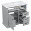 Meuble-lavabo de salle de bain avec lavabo, tiroirs rabattables-2122316985