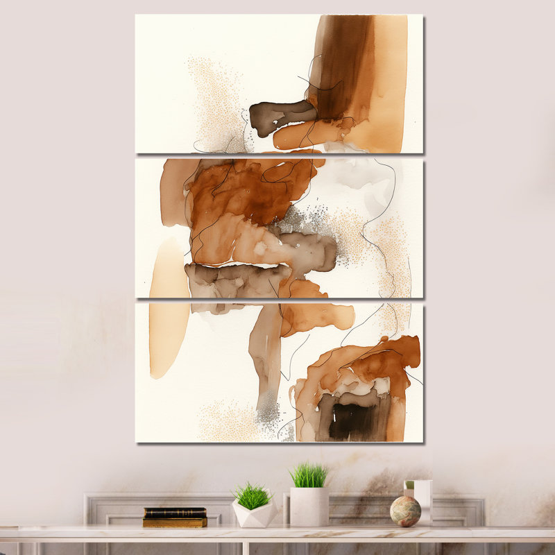 «Monahon Canyon Ridge Explorations II», reproduction sur toile 3 pièces, H 28 po x l 36 po x P 1 po