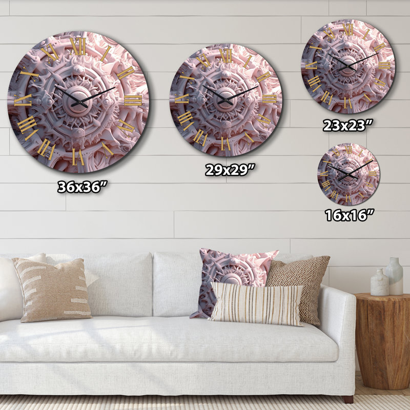 Horloge murale Alien Fractal Space, Petit