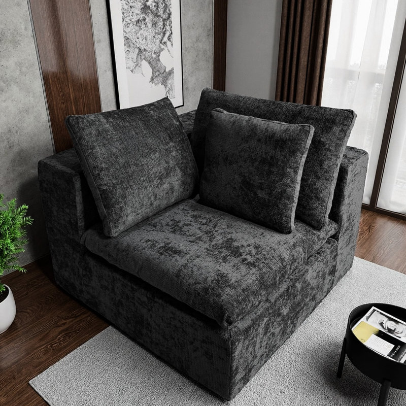 Upholstered 30.24 " Fabric Sectional