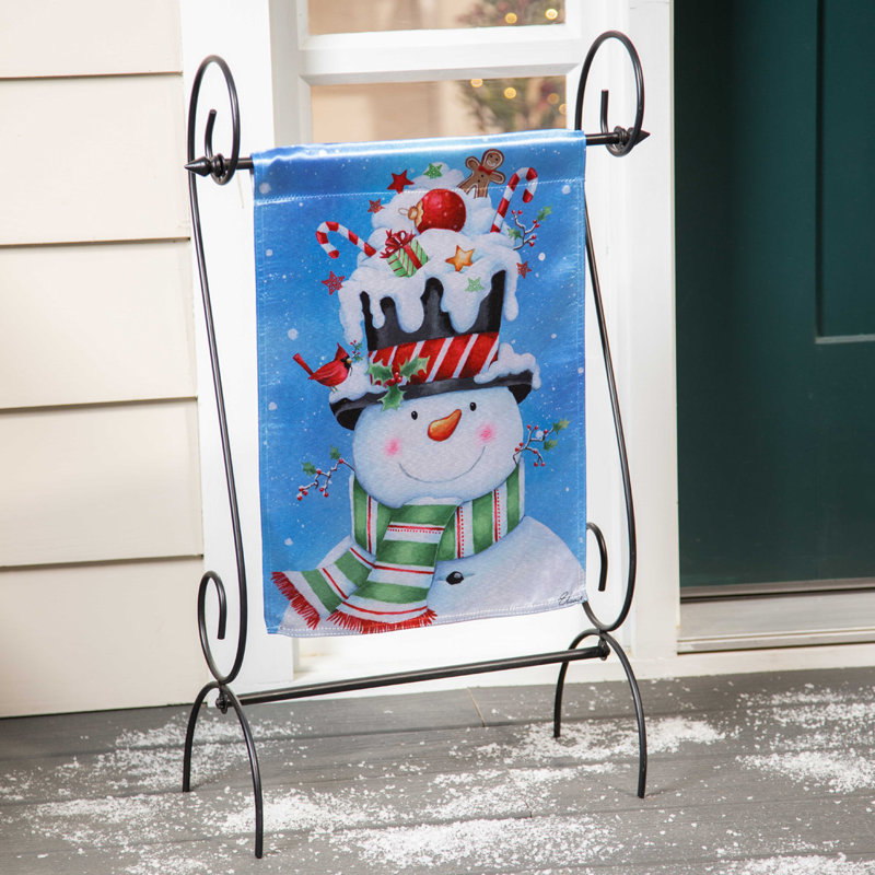Drapeau de jardin en polyester 18 x 13 po Jayniel
