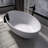 67 Inch Freestanding Solid Surface Soaking Bathtub For Bathroom-122019057