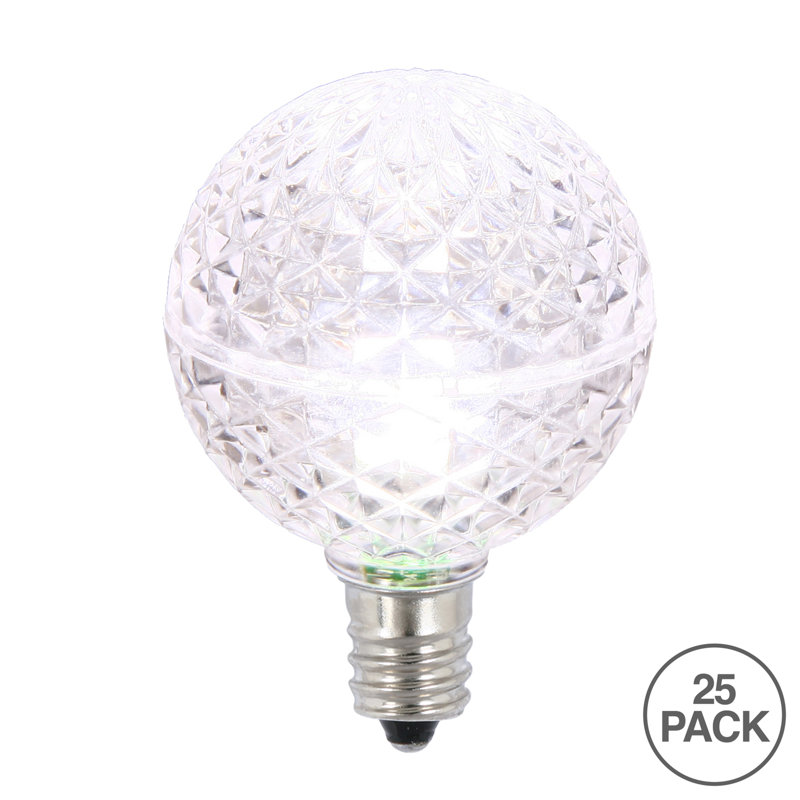 Ampoules de rechange à DEL V40 de Vickerman G40, 25 par boîte, Blanc pur