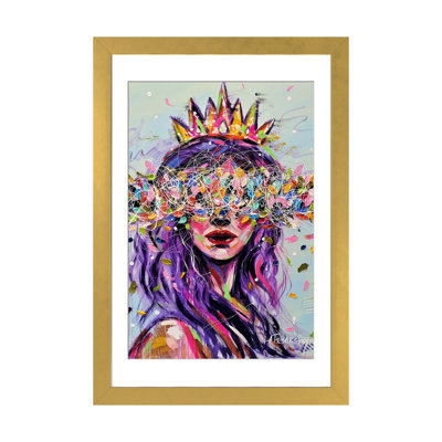 Queen - Colorful Portrait Woman