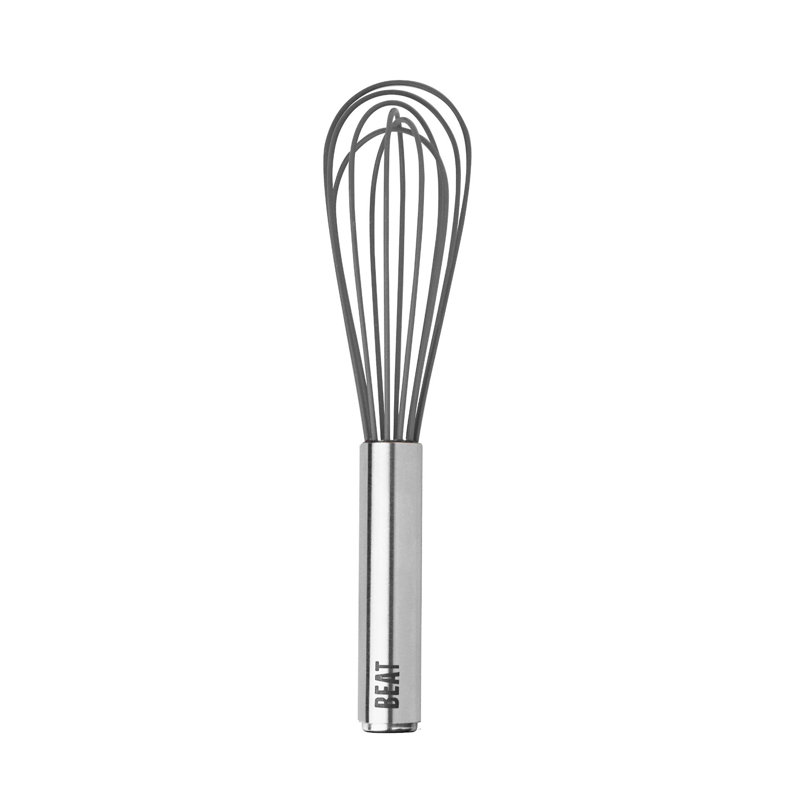 Tovolo 9" Silicone Beat Whisk, Charcoal