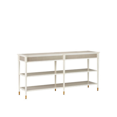 Console en bois massif 67 po Aster
