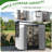 7x6 Ft Outdoor Storage Shed With Foldable Bar Counter & Hydraulic Support Overhang, Backyard Bar Cabana,  Weather-Resistant Shed With Lockable Door For Patio & Lawn,Lean-To Entertainment Shed, Gray