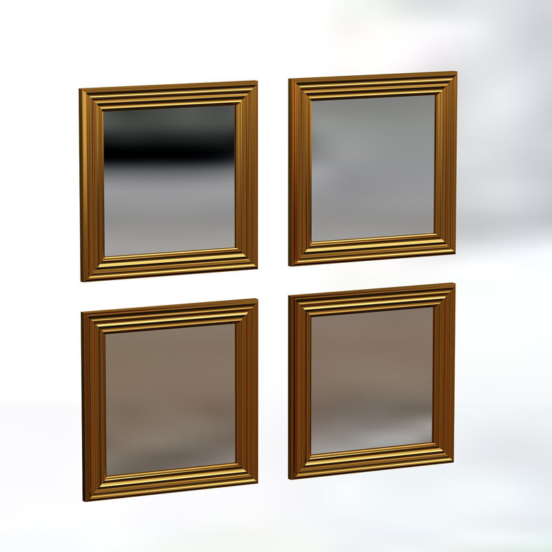 Walter Plastic Flat Mirror