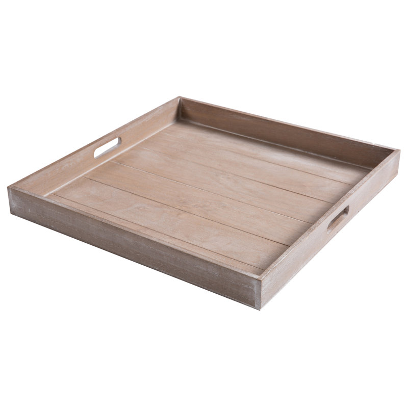 Kenner Solid Wood Tray, Brown