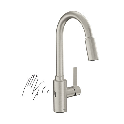Genta LX Pull Down Touchless Single Handle Kitchen Faucet with Motionsense Wave and PowerClean