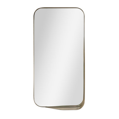 28" Bronze Metal Accent Mirror
