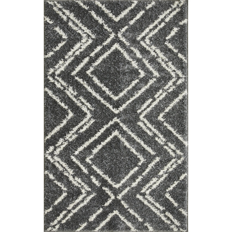 Hirotaka Performance Geometric Indoor Rug, Rectangle 3'3" x 5'3"