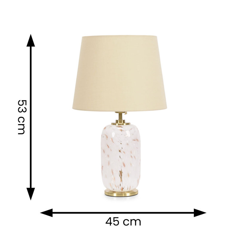 Glass Table Lamp, No