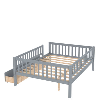 Harriet Bee Miyamoto Kids Full Daybed with Drawers | Wayfair