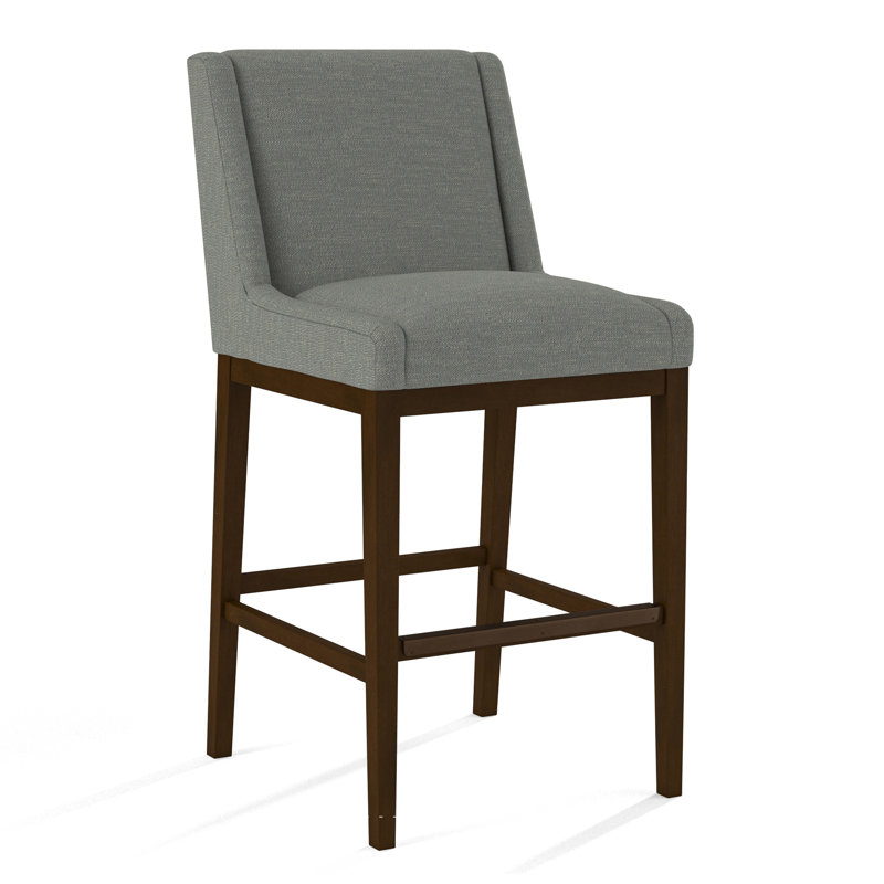 Upholstered Stool, 61606-88, Pecan