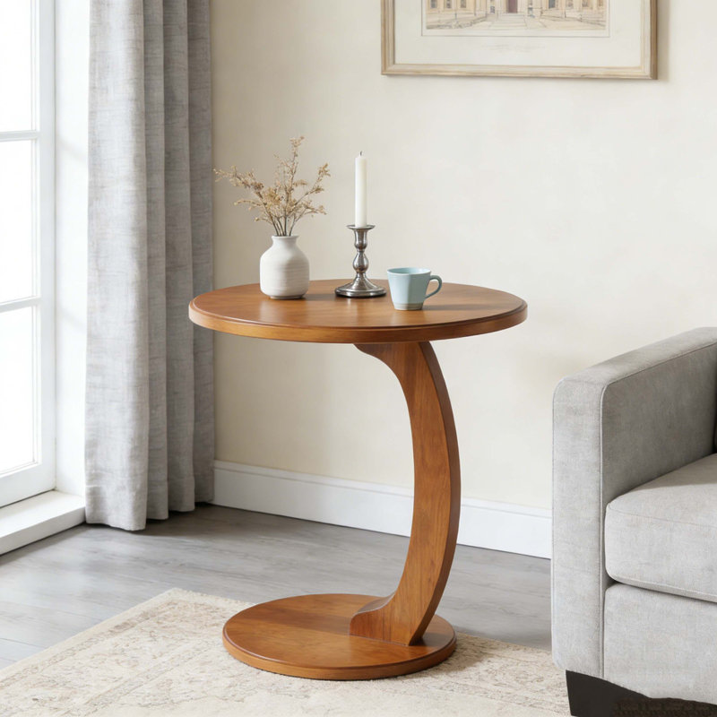 Table de bout pour canapé en C