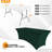2 Pack Table Cover Fitted Rectangular Tablecloth Stretchable Fabric Lycra Table Cloth 6 Ft Wrinkle-Free For Party Tradeshows Banquet Weddings Cocktail-433516395