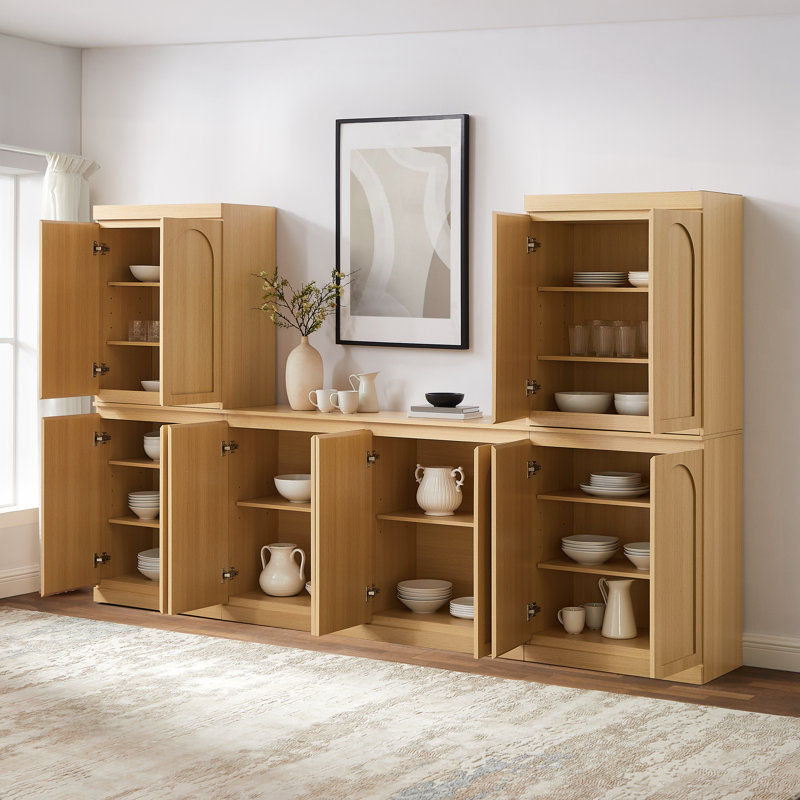 Gourdine 3-piece Sideboard And Pantry Set