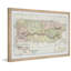 «Puerto Rico Colored Map» - Reproduction sur papier encadrée-1823006805