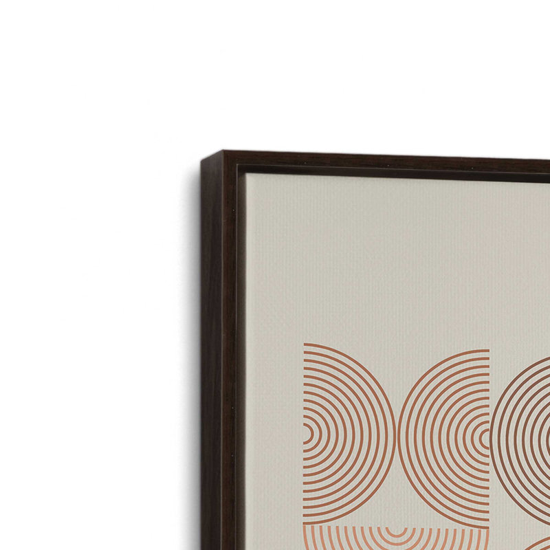 Bauhaus Earth Line Rhythm, Espresso, H 8,75 po x l 12,75 po