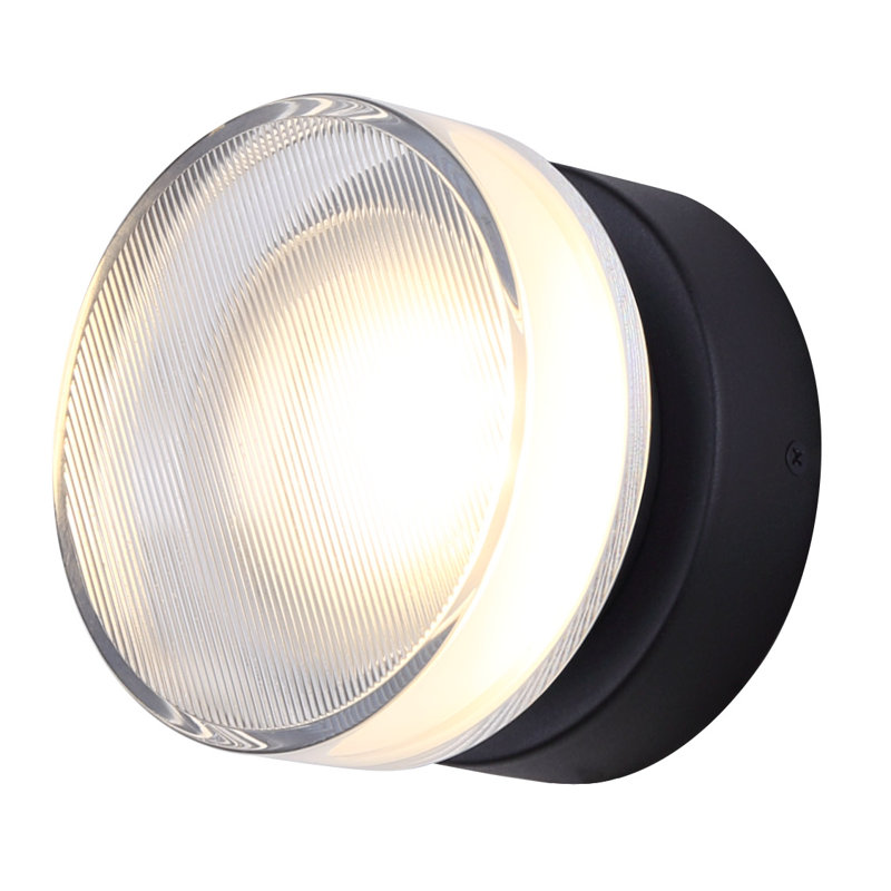BENNI LED Integrated Outdoor Lantern Light, Black Finish