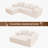 Boneless Compression Modular and combinable L-shaped sofa-445031284