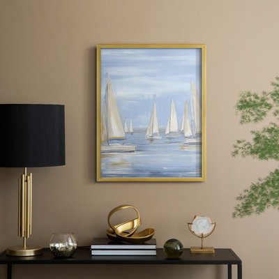 NAUTICAL Series II, reproduction encadrée - bois massif