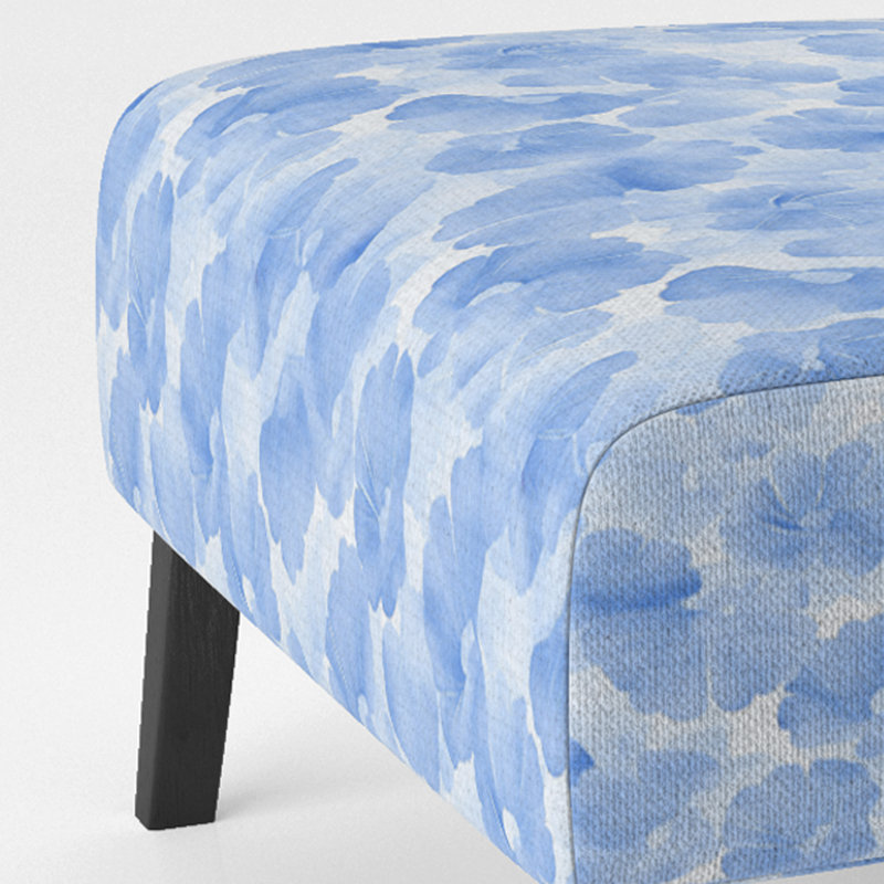 Fauteuil de chambre Floral, Pantoufle sans accoudoirs
