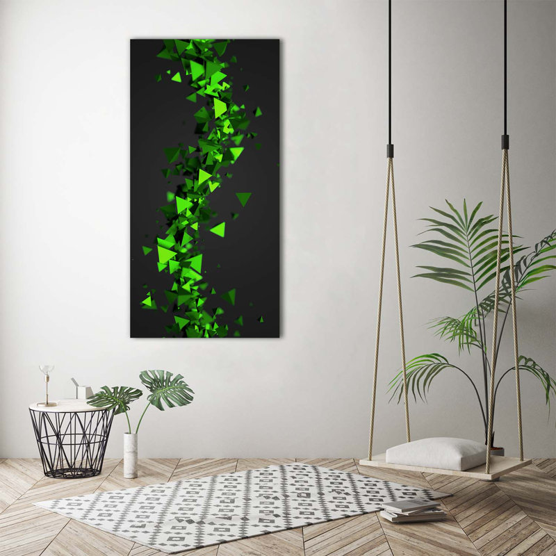 Geometric Wave - Wrapped Canvas Print