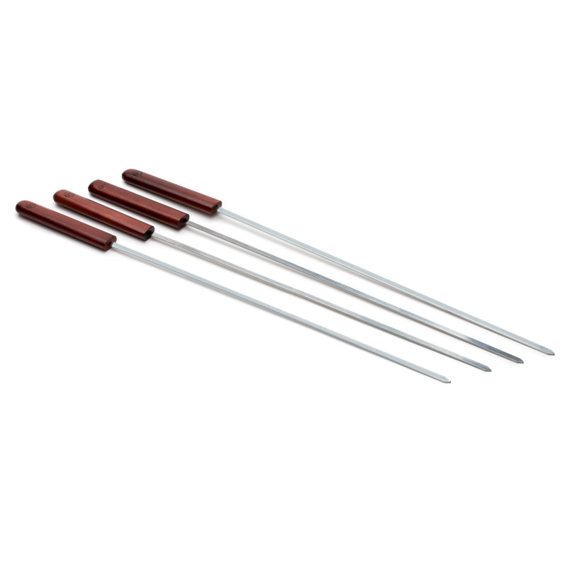 Rosewood Stainless Steel Skewer And Shish Kebab