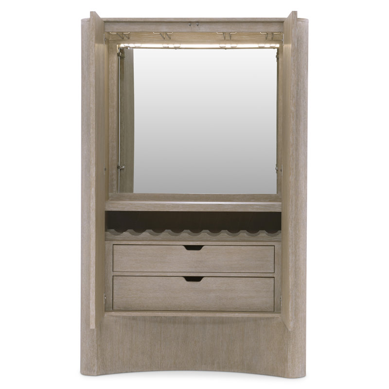 Loggia Solid Wood Bar Cabinet