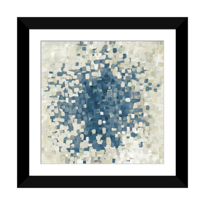 « summer blocks blue », impression sur toile
