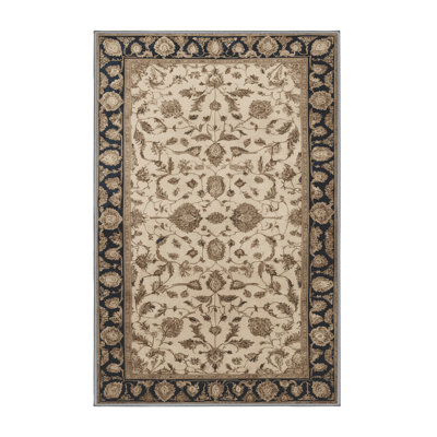 Machine Washable Persian Gray Area Rug