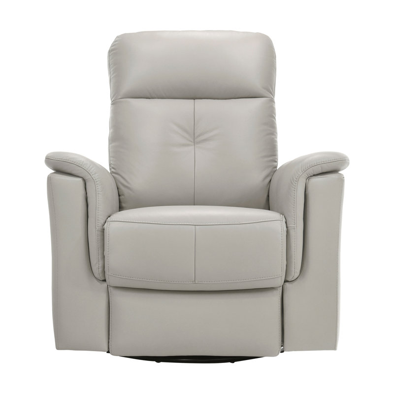 Fauteuil inclinable et pivotant rembourré, Argent argent