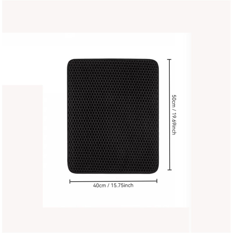 Tapis de fumier à double couche, H 0,3 po x l 19,68 po x P 15,74 po
