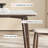 Rectangular modern simple solid wood table set-111096775